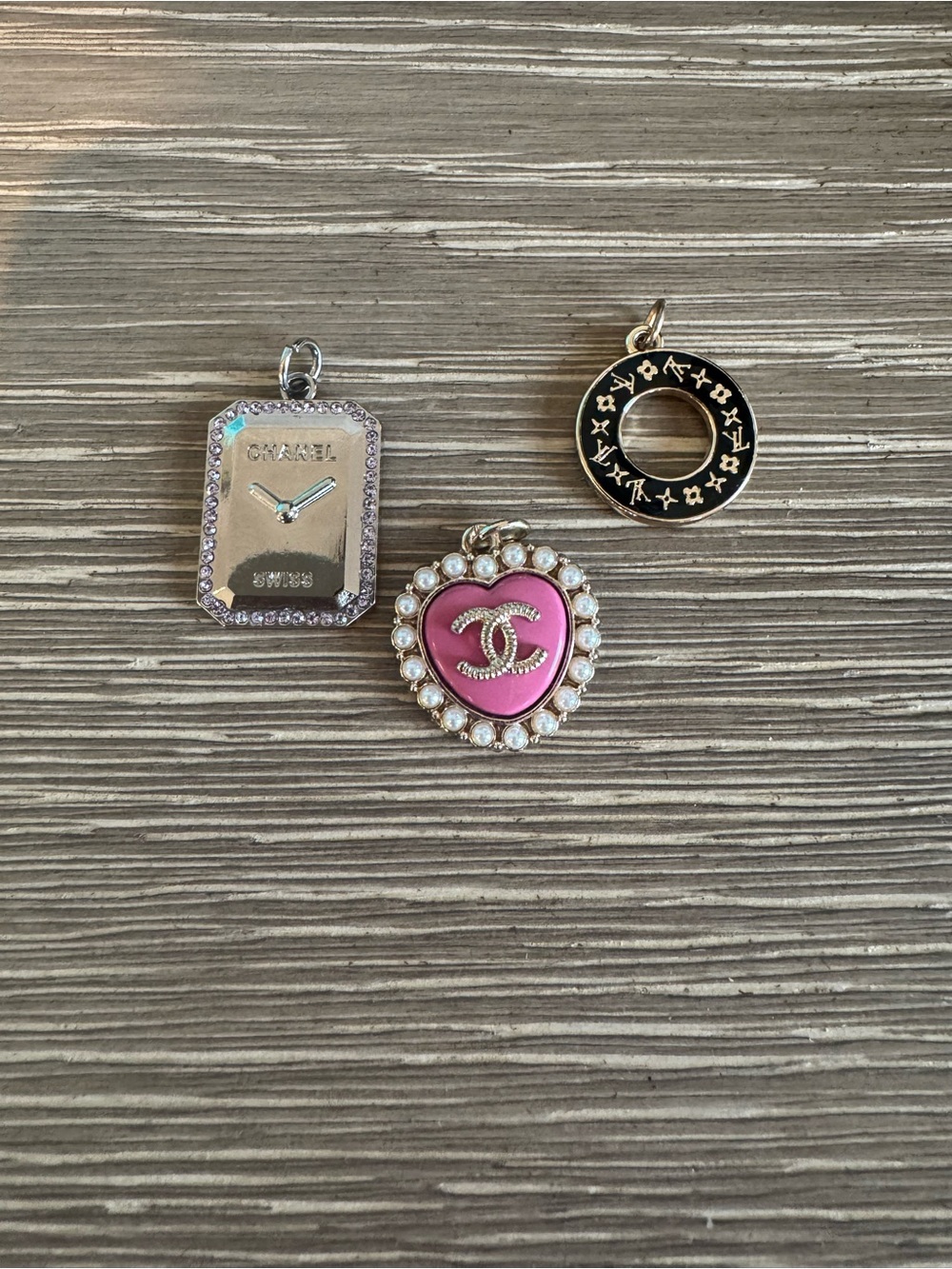 Chanel stamped charm